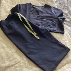 Space navy figs scrubs. NWOT.